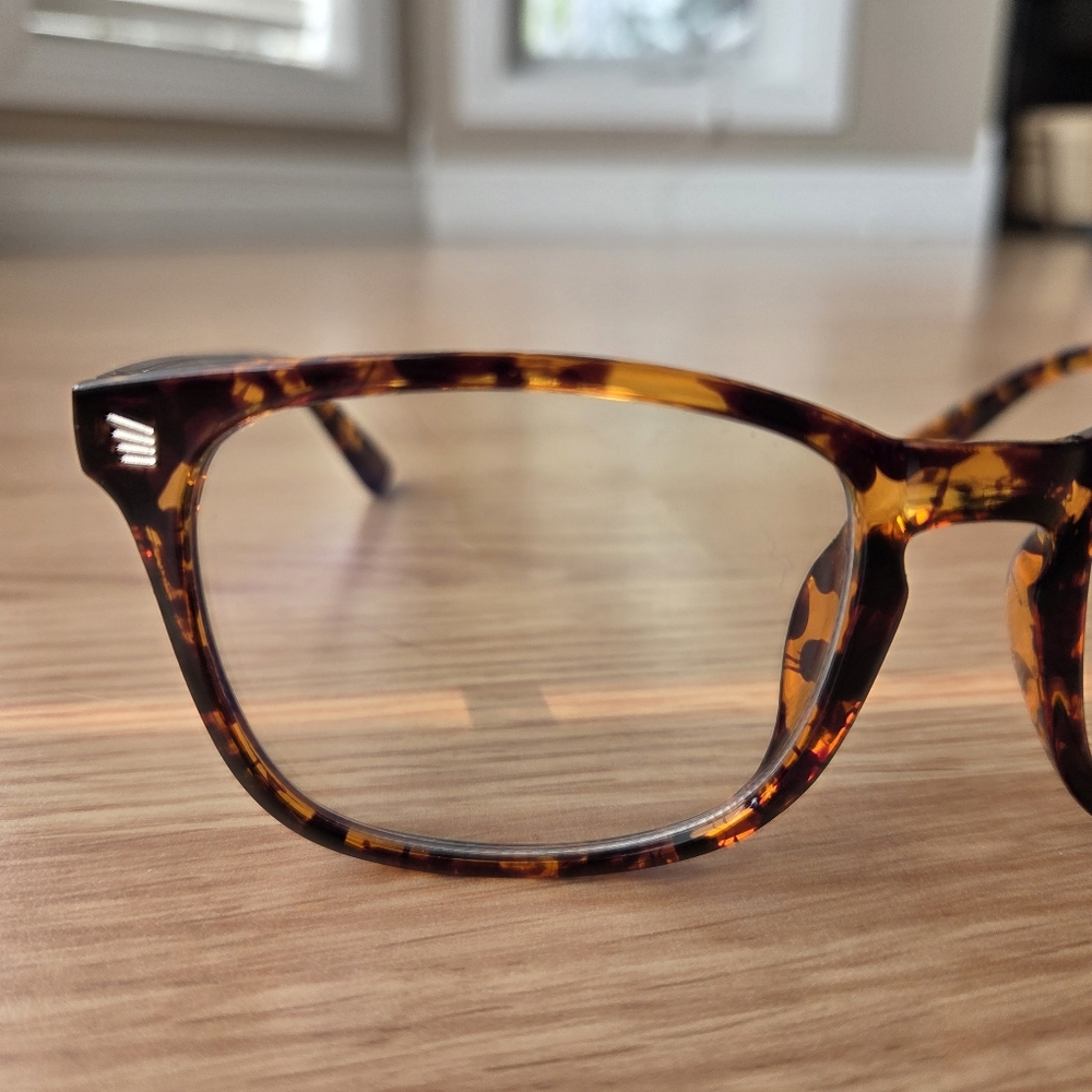 Tortoise Shell Blue Light Glasses - Picture 2 of 5